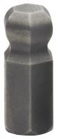 42W641 Ball Hex Bit, 7mm Point, 5/16 in Shank