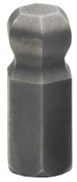 42W646 Ball Hex Bit, 8mm Point, 5/16 in Shank