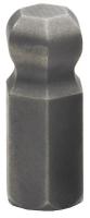 42W647 Ball Hex Bit, 10mm Point, 3/8 in Shank