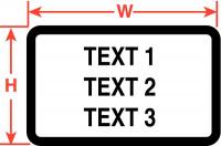 42X370 Thermal Label, 1/2 In. L x 1-1/8 In. W