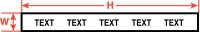 42X453 Thermal Label, 50 Ft. L x 2/9 In. W