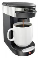42X542 Coffeemaker, 1 Cup, Black/Silver