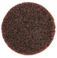 42X679 Hoop/Loop Disc, 3 In., Red, PK 25