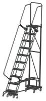 43Y032 All Direction Ladder, Steel, 100 In.H