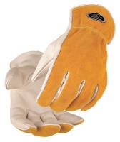 43Y043 Leather Drivers Gloves, Cowhide, S, PK 12