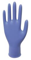 43Y345 Disposable Gloves, Nitrile, XS, Blue, PK100