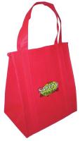 43Y442 Insulated Tote Bag, Red, 13 x 15 in