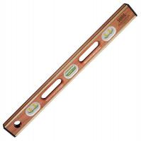 43Y561 Box Level, Brass/Mahogany, 48 in L, 6 Vials