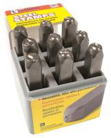 43Y637 Number Set, 1/4 In. H, Steel