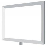 43Z015 Sign Frame, Satin Chrome, 11 x 14In
