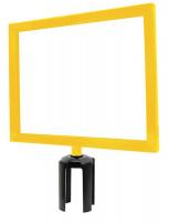 43Z018 Sign Frame, Yellow, 11 x 114In