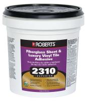 43Z106 Fiberglass/Vinyl Tile Adhesive, 1 gal