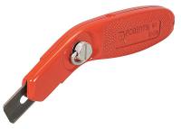43Z121 Utility Knife, 6 in, Orange, Aluminum