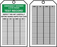 43Z218 Inspection Tag By The Roll, 6.25x3, PK 100