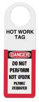 43Z255 Status Alert Tag Holder, 12 x 4-1/2