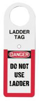43Z257 Status Alert Tag Holder, 12 x 4-1/2