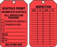 43Z272 Permit Tag, 5-7/8 x 3-3/8, PK 25