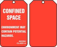 43Z306 Hazard Tag, 5-7/8 x 3-3/8, PK 25