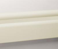 43Z469 3 pc., Wall Rail, Vinyl, Ivory, 144In