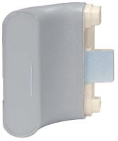 43Z743 Handrail Return Sec. Plate, Silver-Gray