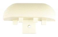 43Z877 End Cap, Ivory, 2-15/16 x 1In