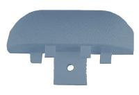 43Z884 End Cap, Windsor Blue, 2-15/16 x 1In