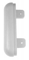43Z916 End Cap, Linen White, 6 x 1In