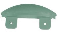 43Z947 End Cap, Teal, 5 x 1-1/16In