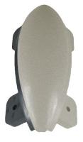 43Z953 Outside Corner, Eggshell, 5 x 1-1/16In
