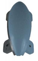43Z957 Outside Corner, Windsor Blue, 5 x 1-1/16In