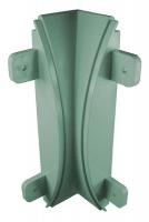 43Z987 Inside Corner, Teal, 8 x 1-3/4In