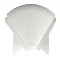 44A005 Outside Corner, Linen White, 4-1/8In