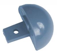 44A015 End Cap, Windsor Blue, 1-1/8 x 1-1/16In