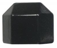 44A067 End Cap, Black, 2-1/4 x 1-3/4