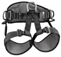44A701 Sit Harness, Size S/L, Black / Yellow