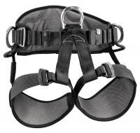 44A702 Sit Harness, Size L/XL, Black / Yellow