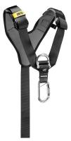 44A708 Chest Harness, Size Universal, Blk/Yellow