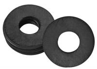 44C511 Grease Fitting Washer, 1/8 In., Black, PK25