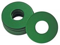 44C507 Grease Fitting Washer, 1/4 In., Green, PK25
