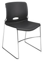 44C816 Stacking Chair, Lava, PK 4