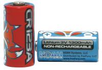 44M835 Batteries for FoxFury Flashlight, Pk 2