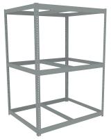 44P118 Boltless Shelving, Starter, 60x42, 3 Shelf