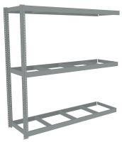 44P141 Boltless Shelving, Add-On, 96x18, 3 Shelf