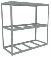 44P142 Boltless Shelving, Starter, 96x30, 3 Shelf