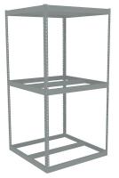 44P154 Boltless Shelving, Starter, 42x42, 3 Shelf