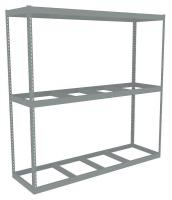44P182 Boltless Shelving, Starter, 84x24, 3 Shelf