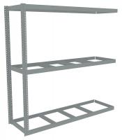 44P183 Boltless Shelving, Add-On, 84x24, 3 Shelf