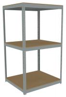 44P207 Boltless Shelving, 42x42, Particleboard