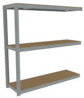 44P247 Boltless Shelving, 96x18, Particleboard