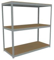 44P248 Boltless Shelving, 96x30, Particleboard